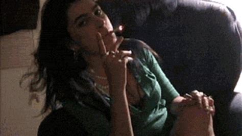her smoking fetish nude snap inhale smoking