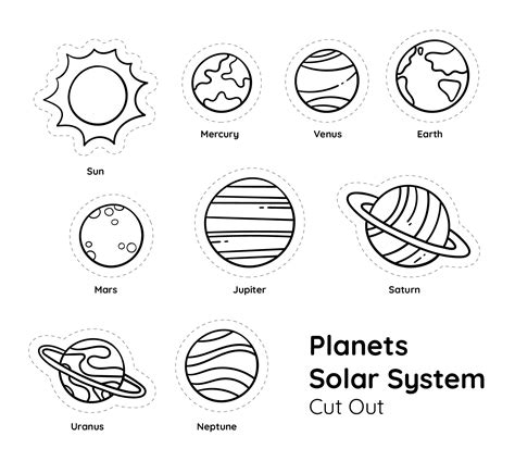 printable solar system cutouts