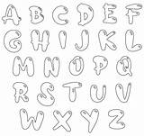 Bubble Letter Coloring Alphabet Pages Printable Letters Halloween Printablee Via sketch template