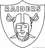 Raiders Coloring Logo Oakland Nfl Pages Printable Coloringpages101 Kids Sports Color Print Online sketch template