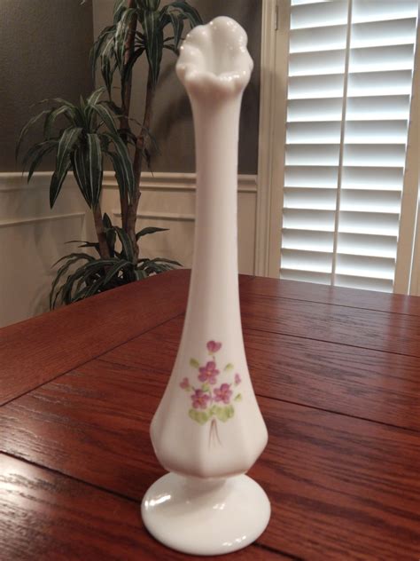 Fenton Milk Glass Bud Vases Collectors Weekly