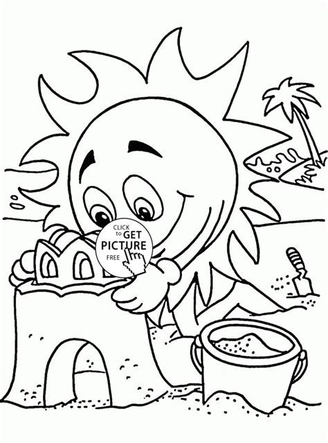 inspired picture  summer fun coloring pages birijuscom
