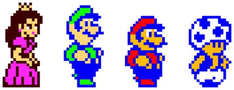 Super Mario Bros 2 Pixel Art Maker