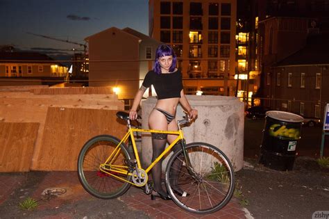 alt girl zelda andover strips nude while riding her bike porn pictures