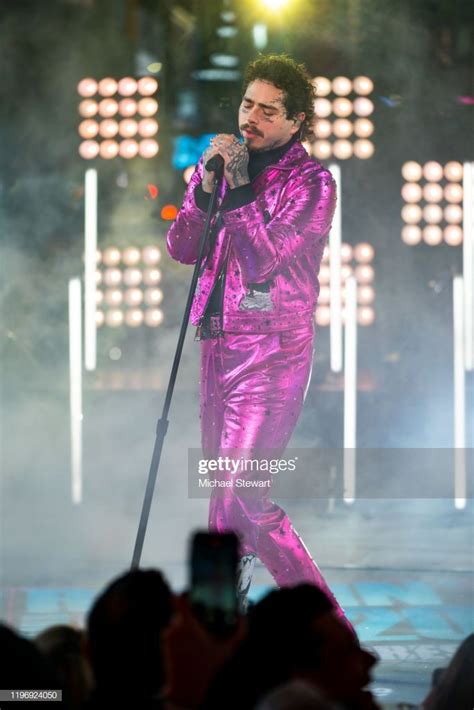 post malone performs during the times square new year s