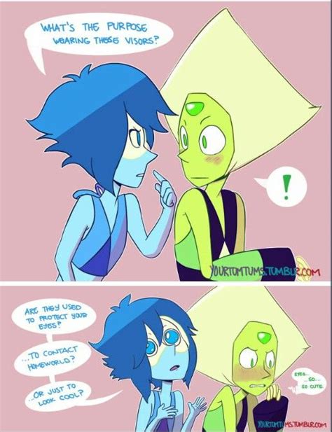 steven universe lapis and peridot cute comic lapidot don t ship it but it was too cute to not