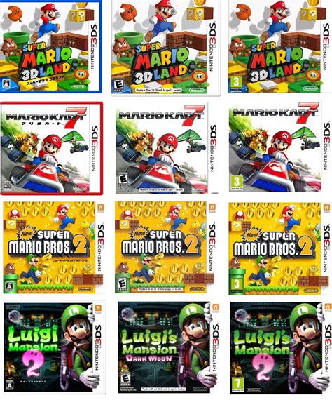 nintendo ds games list examples  forms