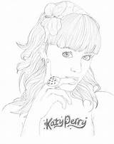 Perry Katy Coloring Pages Printable Drawing Gomez Selena Color Getdrawings Getcolorings Step Print sketch template