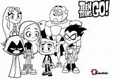 Coloring Pages Titans Teen Go Cartoon Color Printable Kids Bubakids Book Print Printables sketch template