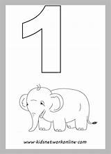 Numbers Coloring Pages Number sketch template