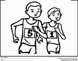 Colouring Sports Coloring Walking Race Pages Ginormasource London Choose Board sketch template