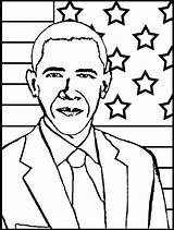 Obama Coloring Barack President Pages Color Michelle Drawings Line Printable Sheet Kids Fresh Getcolorings History Month Print sketch template