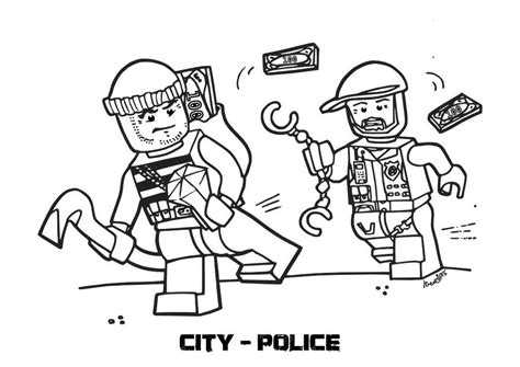 lego police coloring pages coloring pages