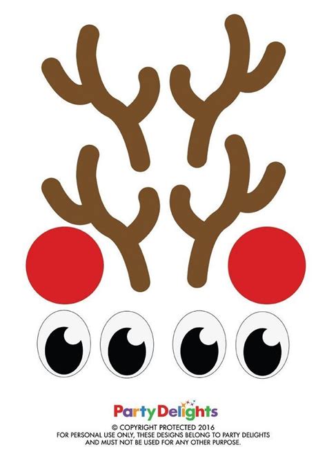 reindeer ears printable printable word searches