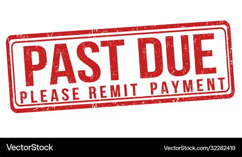 due sign  stamp royalty  vector image