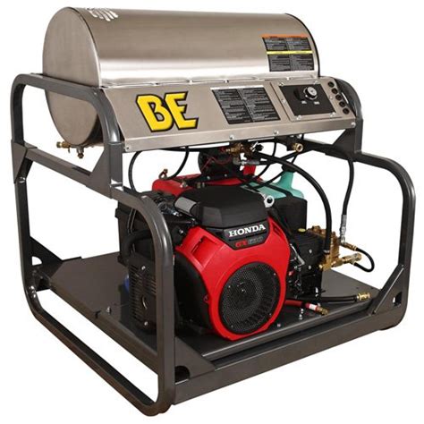 gas stationary hot power washer