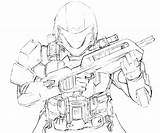 Halo Trooper Getdrawings Jecolorie sketch template