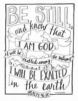 Coloring Psalm Psalms sketch template