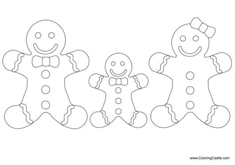 gingerbread man coloring pages activities  learning