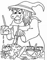 Coloring Witch Pages Scarlet Wicked West Spooky Frog Witches Getcolorings Color Print Getdrawings Adults Colorings Printable sketch template