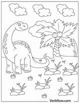Jurassic Verbnow Apatosaurus sketch template