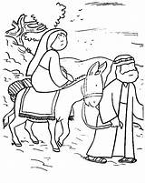 Kleurplaten Kerst Christelijke Maria Bethlehem Kerstverhaal Jozef Weg Bijbel Jezus Kerstmis Bijbelse Mary Journey Werkjes Ezeltje Engel Kerstwerkbladen Nazareth sketch template