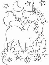 Coloring Cute Unicorn Pages Popular sketch template