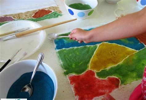 colored sand art ideas easy arts  crafts ideas
