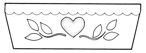 flower pot page empty coloring pages