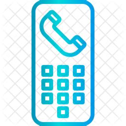 number pad icon   gradient style