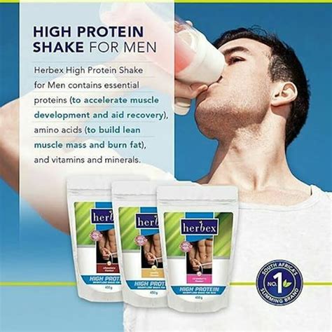 27 Off On Herbex Pack Of 3 High Protein Weight Loss Shake For Men