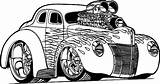 Hot Rod Coloring Pages Chevy Cars 1936 Car Wheels Kidsplaycolor Drawings Choose Board Adult sketch template