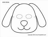Mask Dog Printable Puppy Masks Template Templates Coloring Animal Firstpalette Kids Paper Pages Dogs Six Craft Color Choose Board Duck sketch template