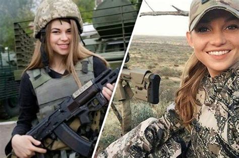 Female Soldiers Fighting Russian Backed Forces In Ukraine