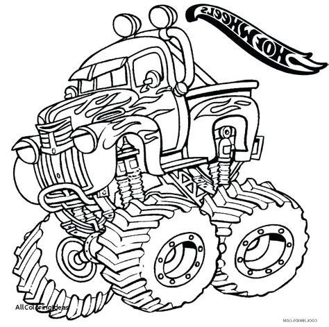 monster truck grave digger coloring pages  getcolorings sketch