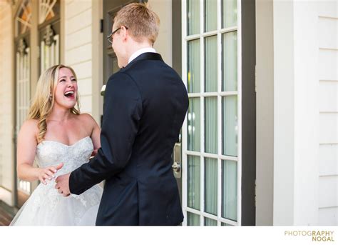 bride s reaction to a first look favourite wedding
