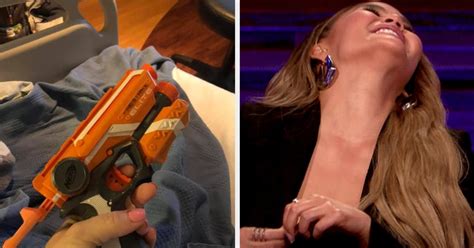this mom brought a nerf gun to the hospital to keep her husband awake
