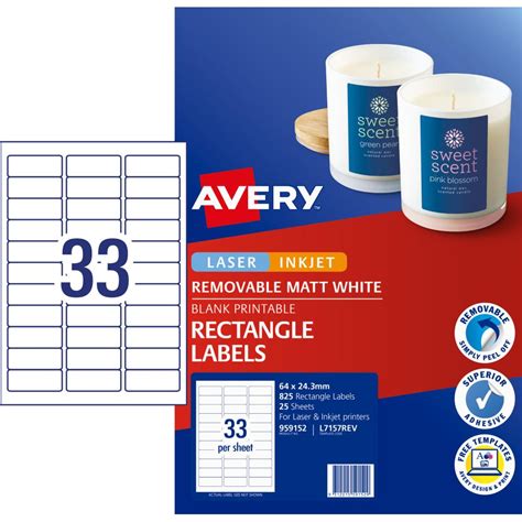 avery removable multi purpose labels   mm  labels