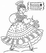 Mexican Embroidery Patterns Pages Coloring sketch template