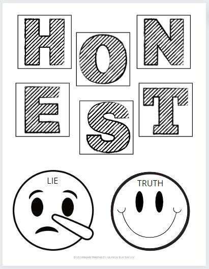 honesty lesson resource ideas activities  follow  families