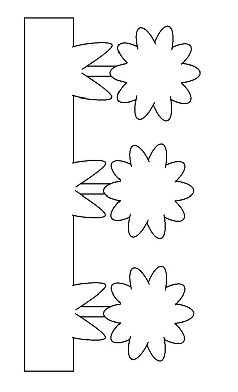 eefbbddccbeecbspring flower template preschool