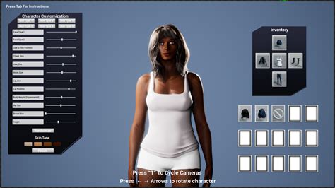 female version character customization 01 in characters ue marketplace