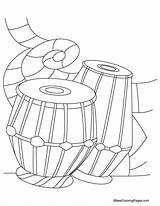 Tabla Coloring Pages Kids Instruments Indian Printable Performing Asia Arts Color Sheets Masala Camp South Printables Board Choose Decor Bestcoloringpages sketch template