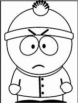 Park South Coloring Pages Kids Characters Printable Angry sketch template
