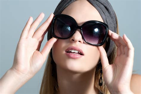 girl sunglasses face lips hair hands hd wallpaper