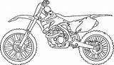 Coloring Dirt Bike Pages Drawing Print Printable Color Kids Bikes Sketch Step Motocross Moto Drawings Honda Motorcycle Zum Cross Malvorlagen sketch template