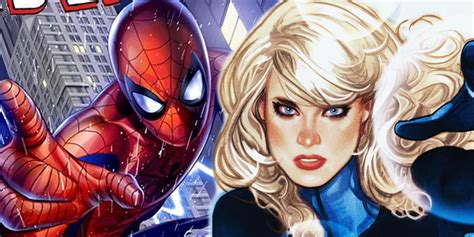 spider man once dated the fantastic 4 s invisible woman