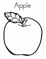 Apple Coloring Letter Colouring Pages Oxidant Anti Eat Learn Letters Bubble Kids Color Printable Furby Didi Fruits Choose Board Apples sketch template