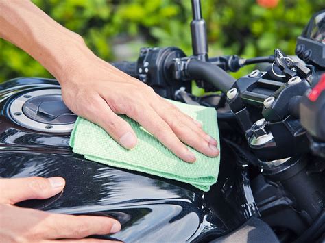 clean  motorcycle detailing tips   pros readers digest