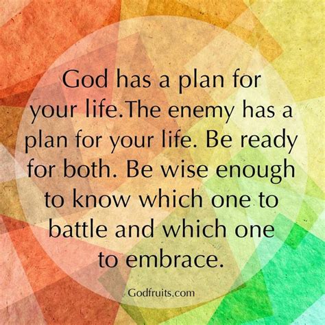 God Has A Plan For Your Life Spiritual Quotes Inspirational Words